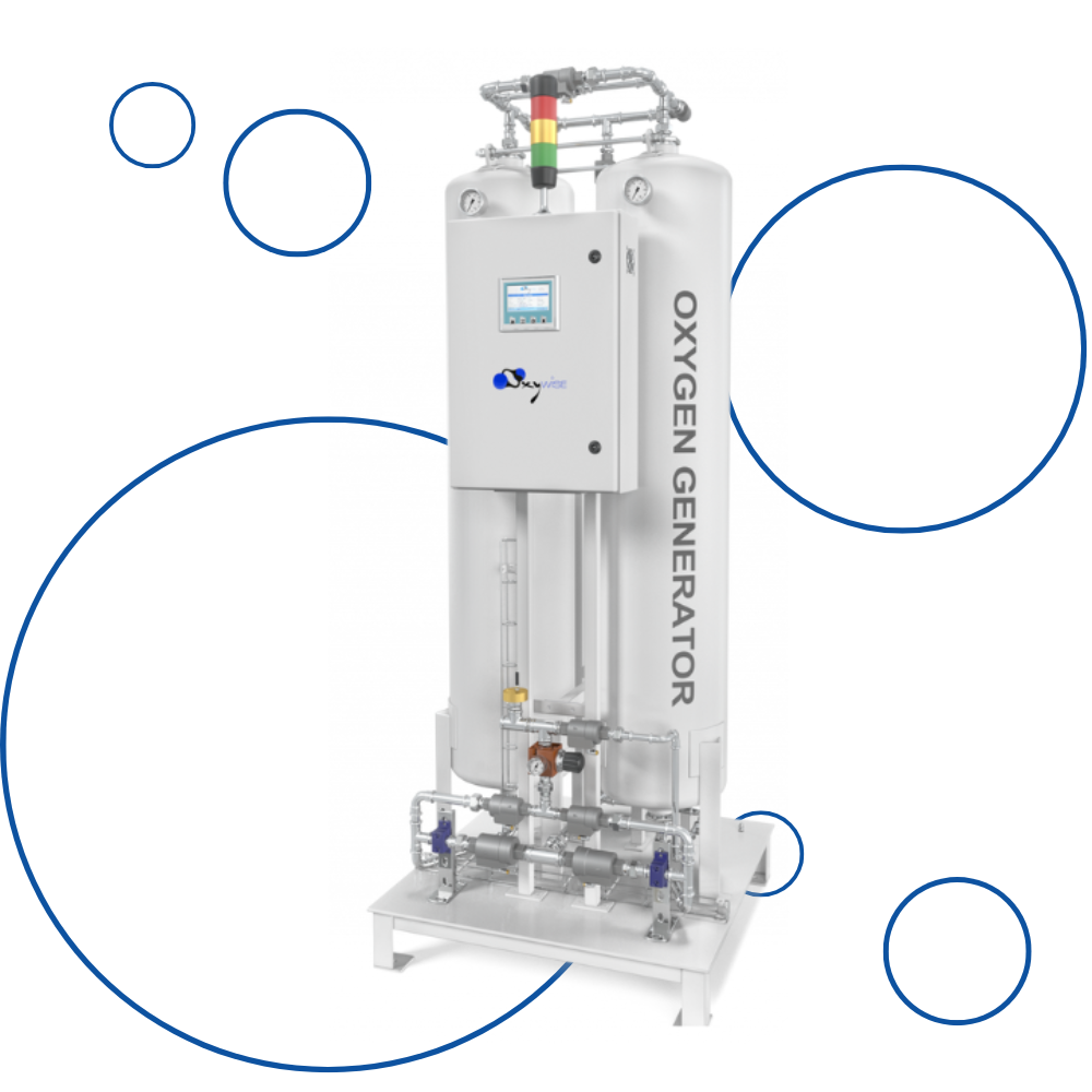 Efektívny generátor medicínskeho kyslíka na mieste | Oxywise 